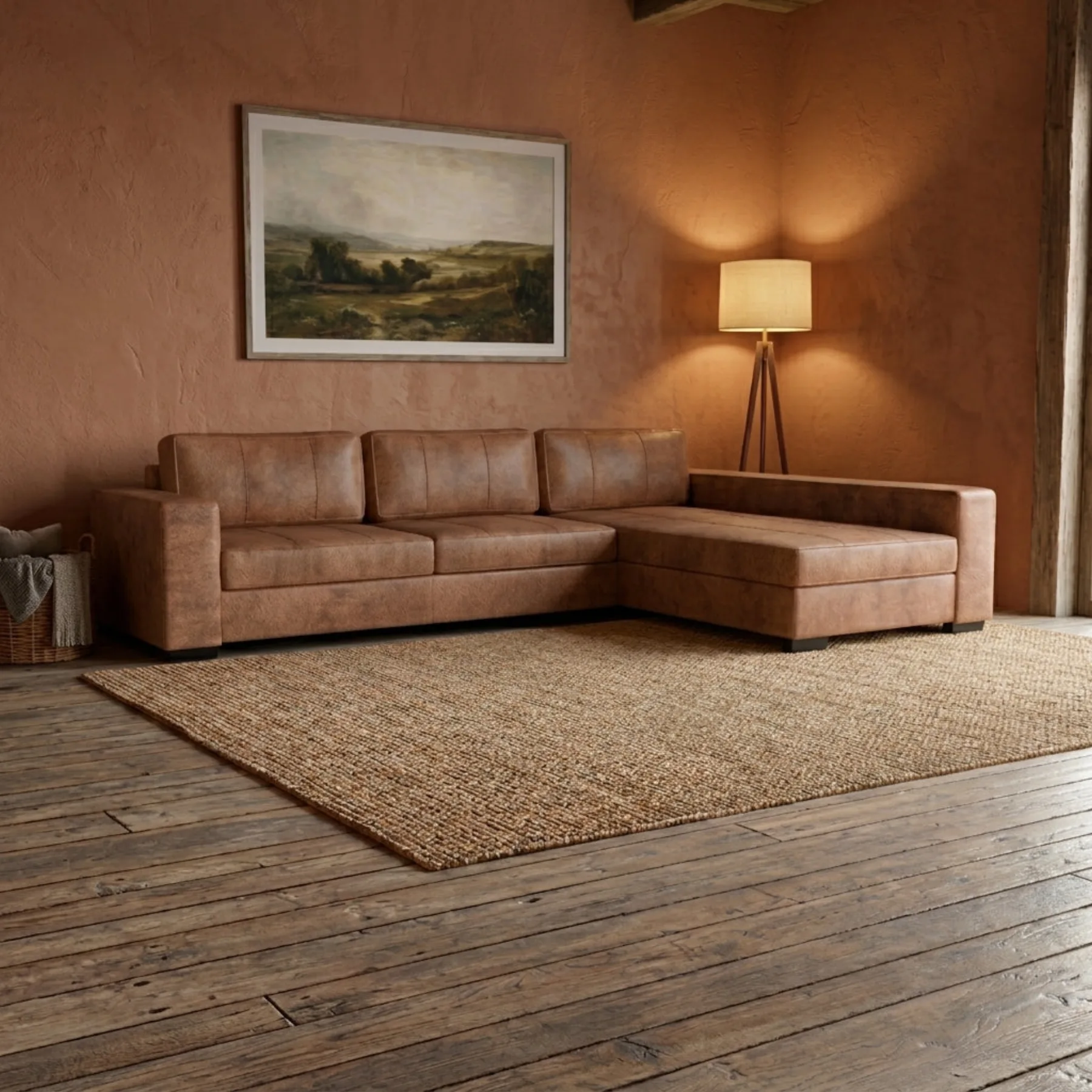 Evoque Long-Arm with Chaise Corner Sofa